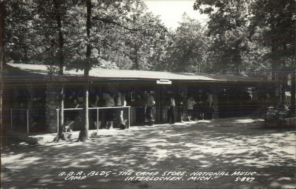 Interlochen Center for the Arts - Old Postcard View (newer photo)